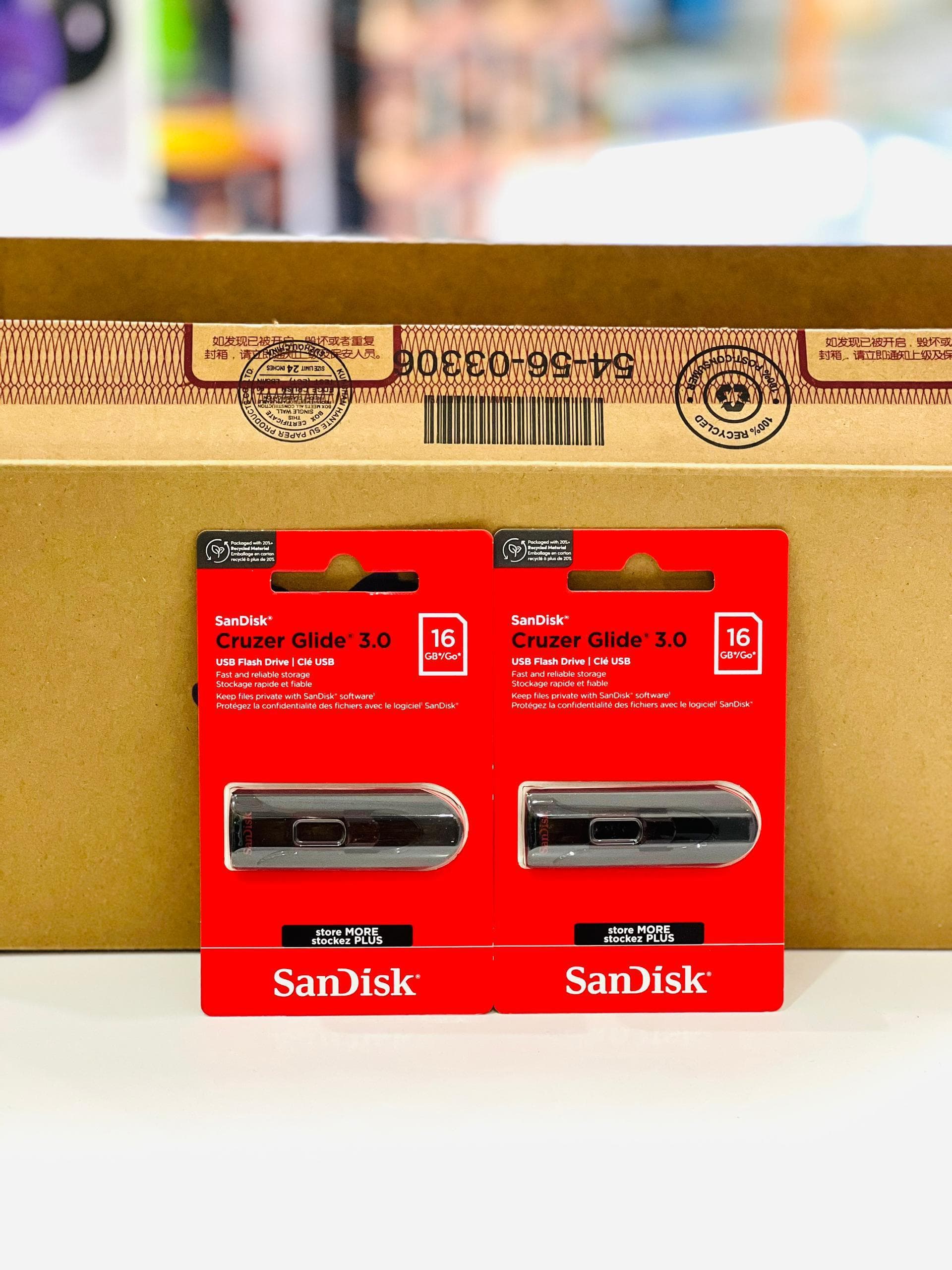 SANDISK CRUZER GLIDE 16gb 64gb 128gb 256gb